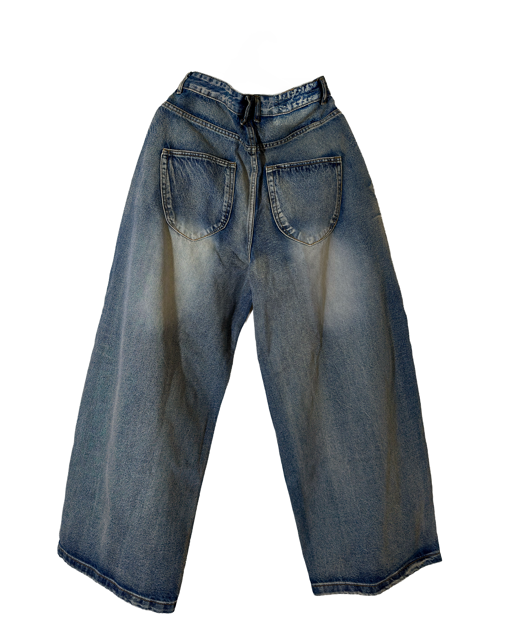 Fade Out Oversized Curve Denim