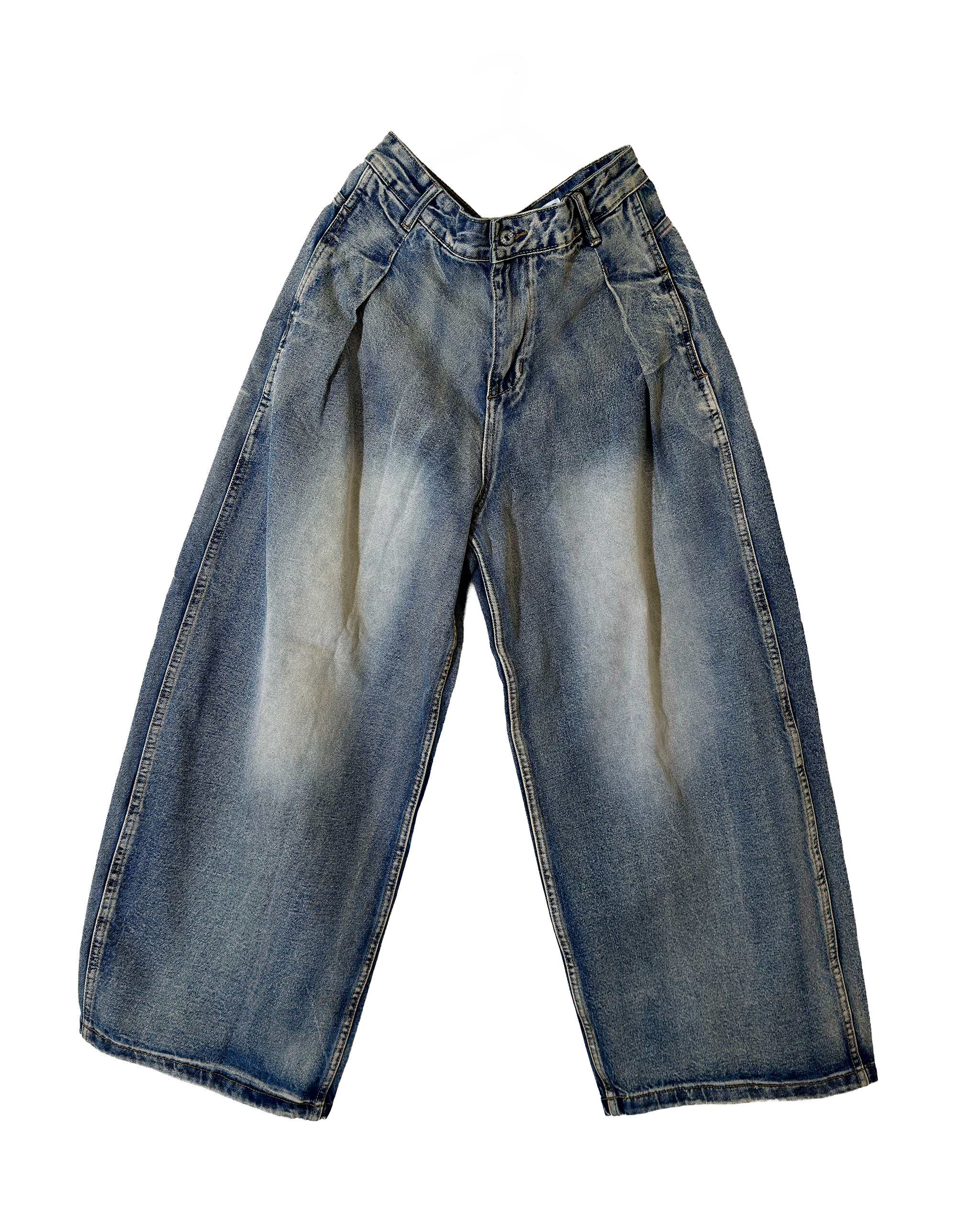 Fade Out Oversized Curve Denim