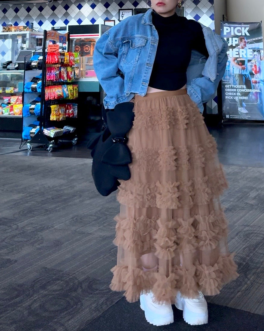 Cotton Candy Ruffle Skirt