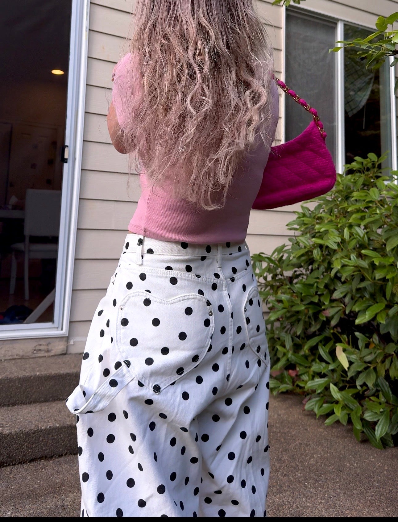 Heartbreaker Polka Dot Curve Pants