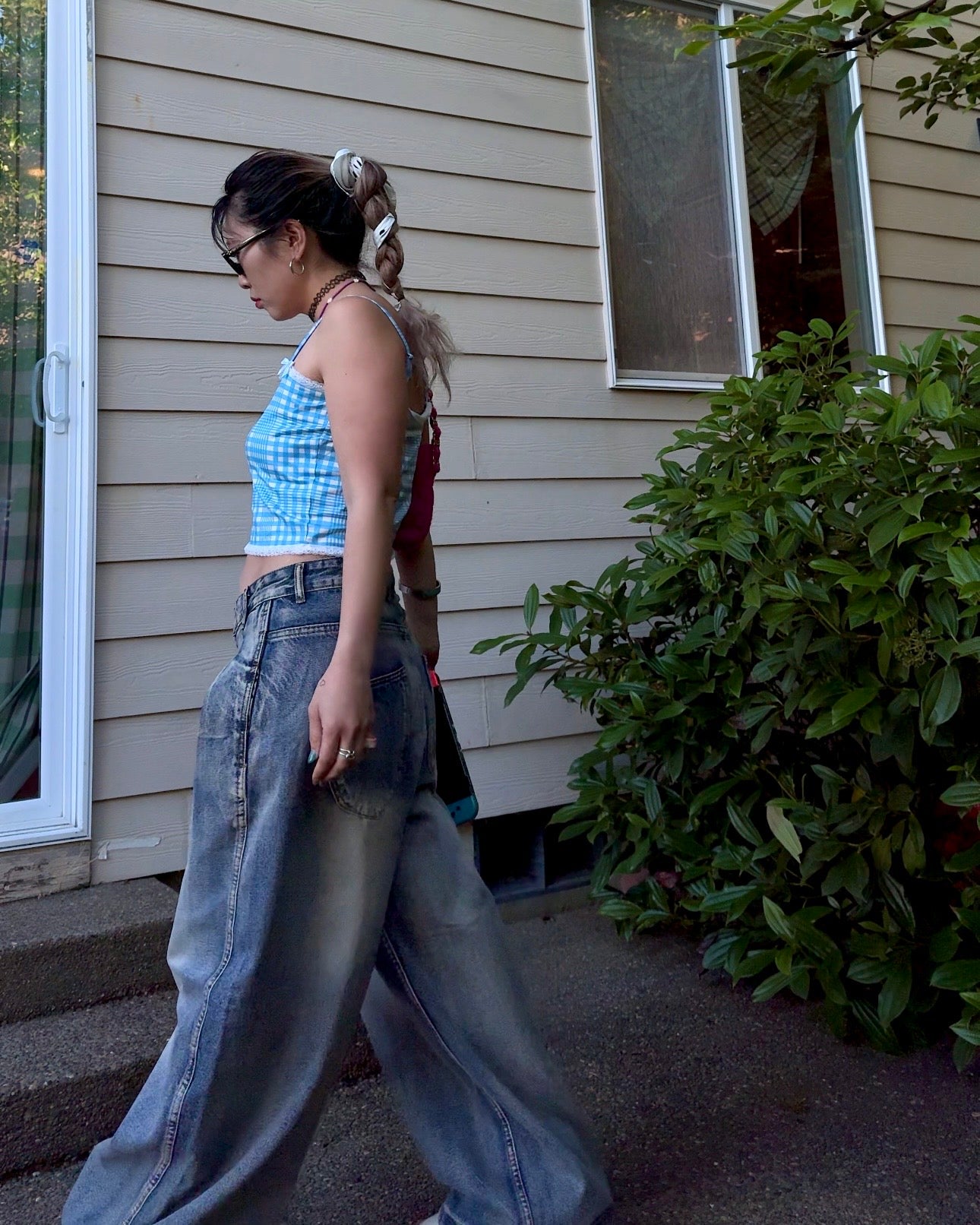 Fade Out Oversized Curve Denim