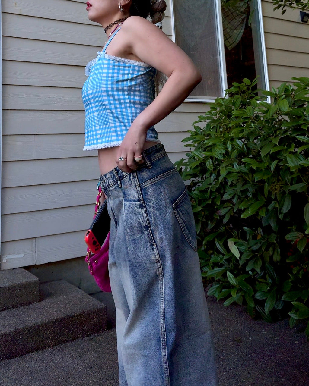 Fade Out Oversized Curve Denim