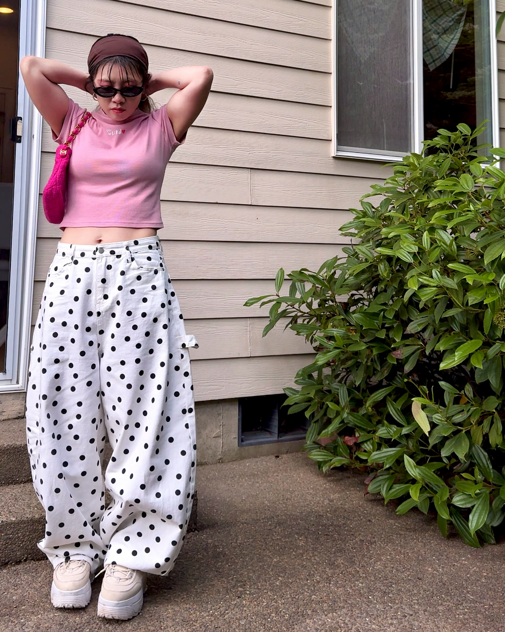 Heartbreaker Polka Dot Curve Pants