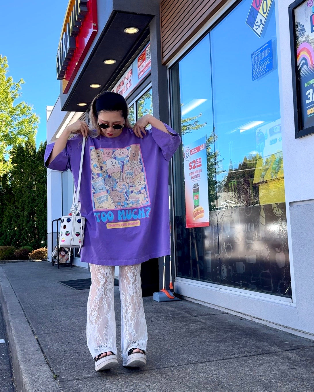 Snack Attack Oversized Tee