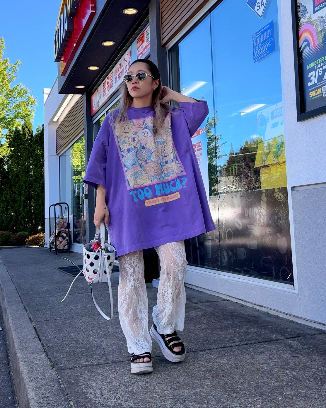 Snack Attack Oversized Tee