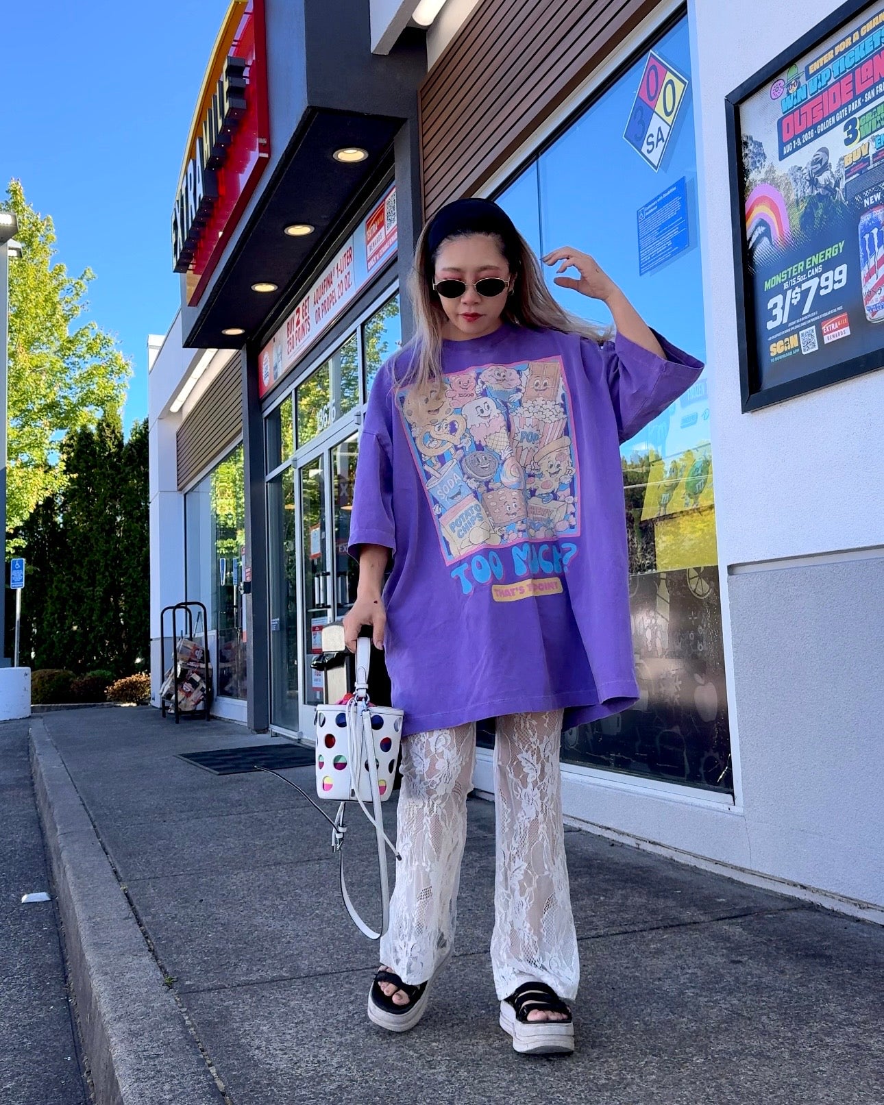 Snack Attack Oversized Tee