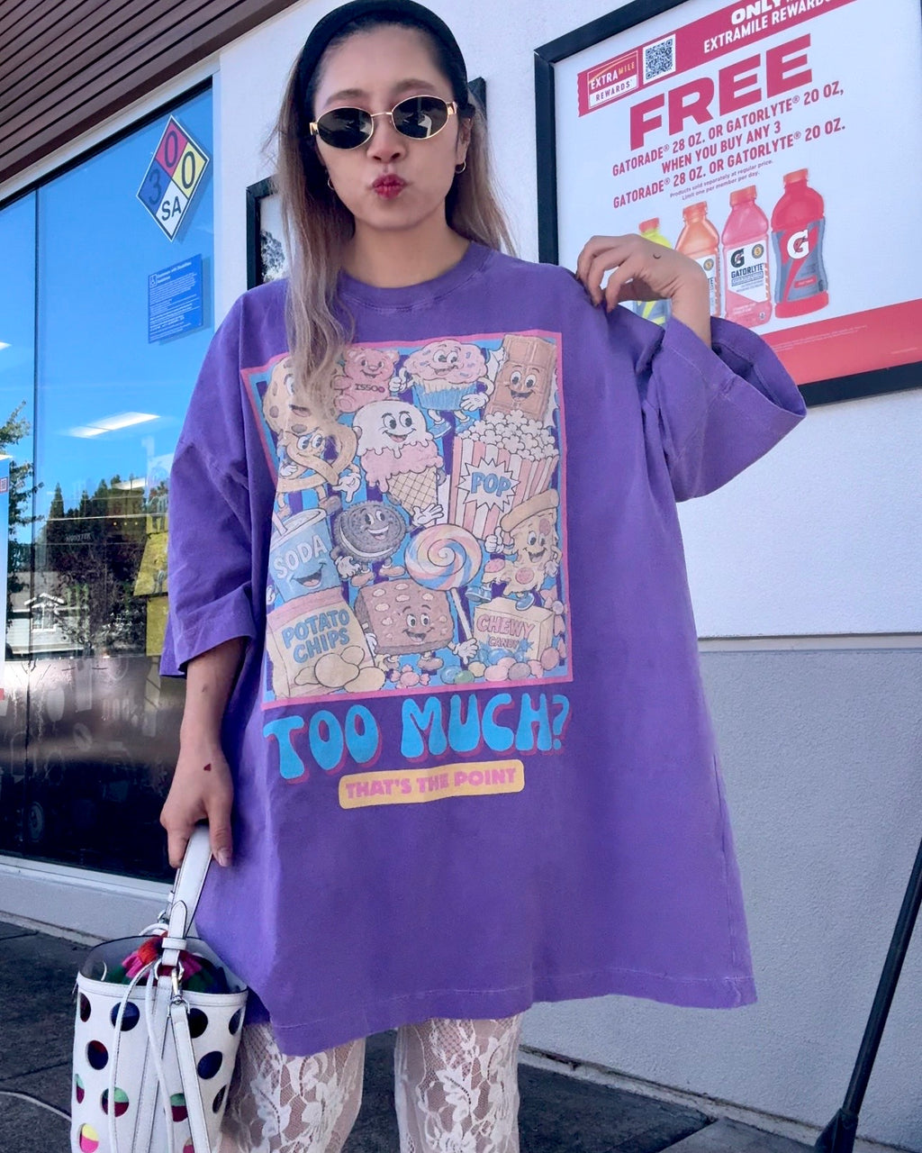 Snack Attack Oversized Tee