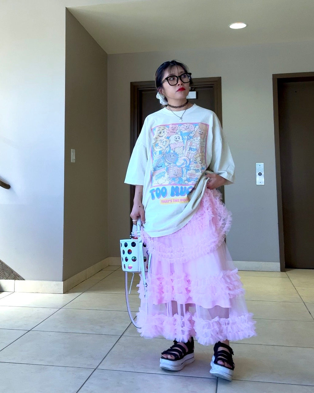 Cotton Candy Ruffle Skirt