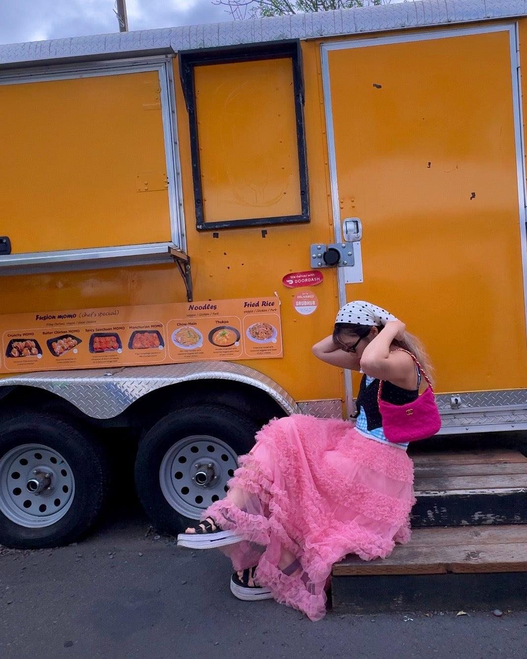 Cotton Candy Ruffle Skirt