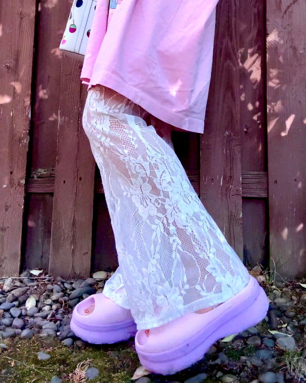 Dreamy Lace Flare Pants