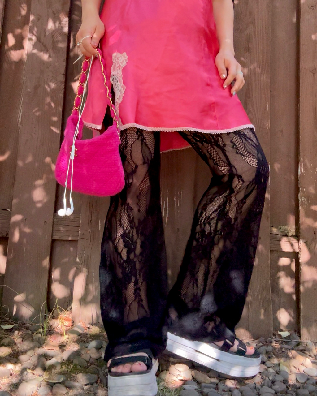 Dreamy Lace Flare Pants