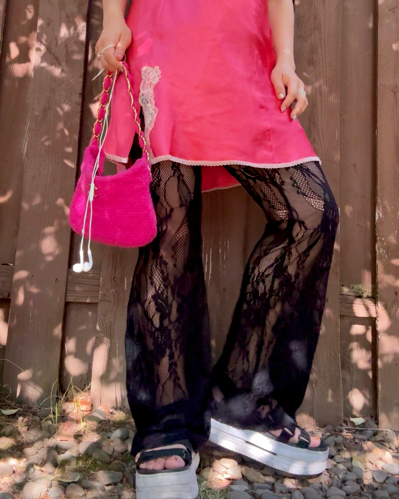 Dreamy Lace Flare Pants