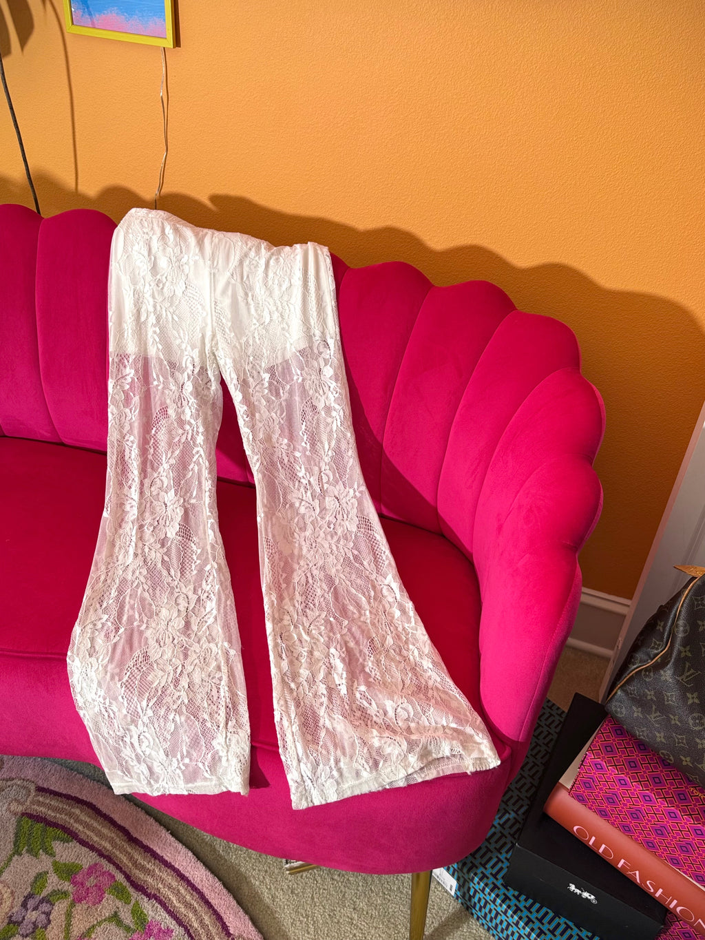Dreamy Lace Flare Pants