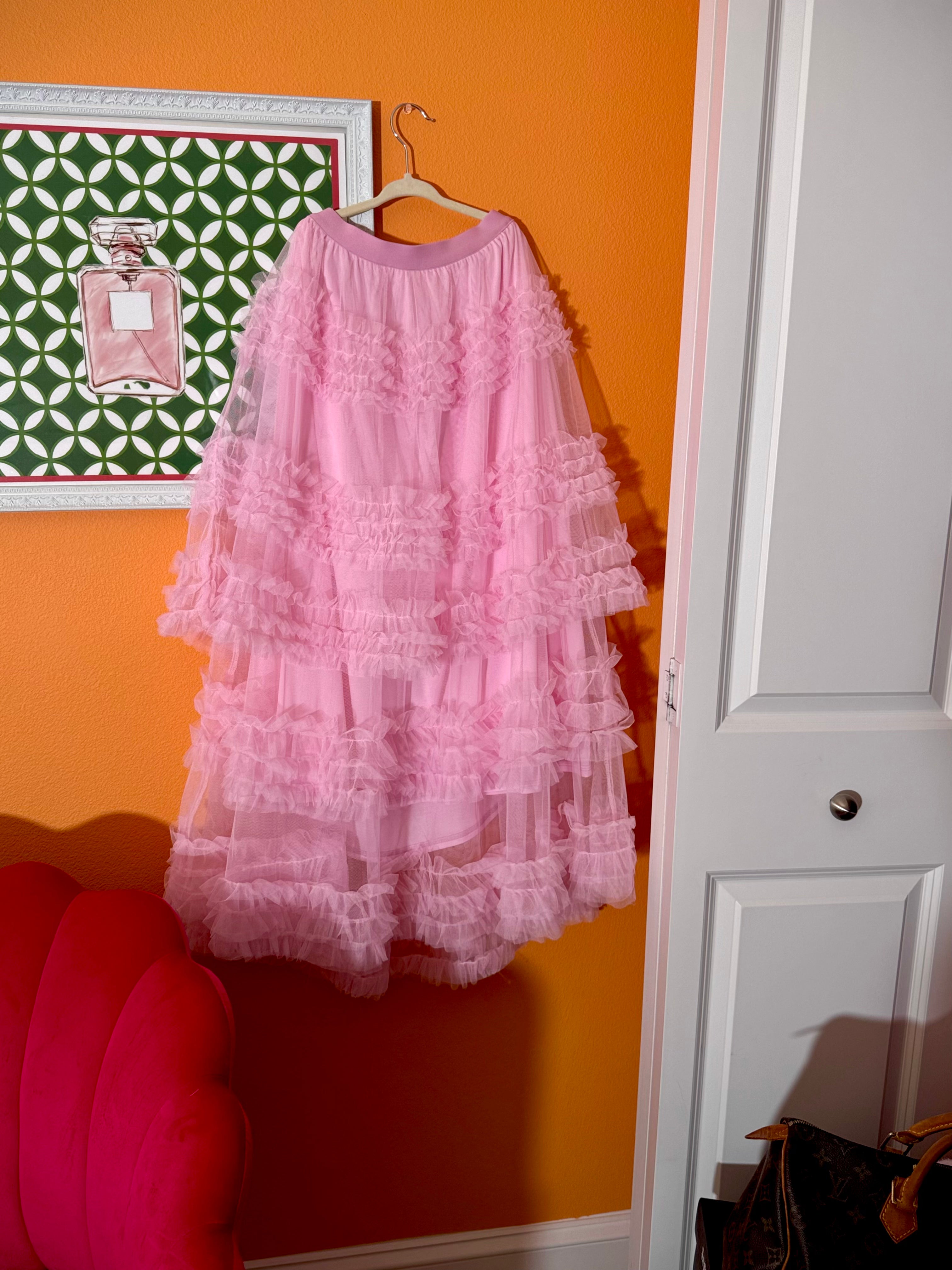 Cotton Candy Ruffle Skirt