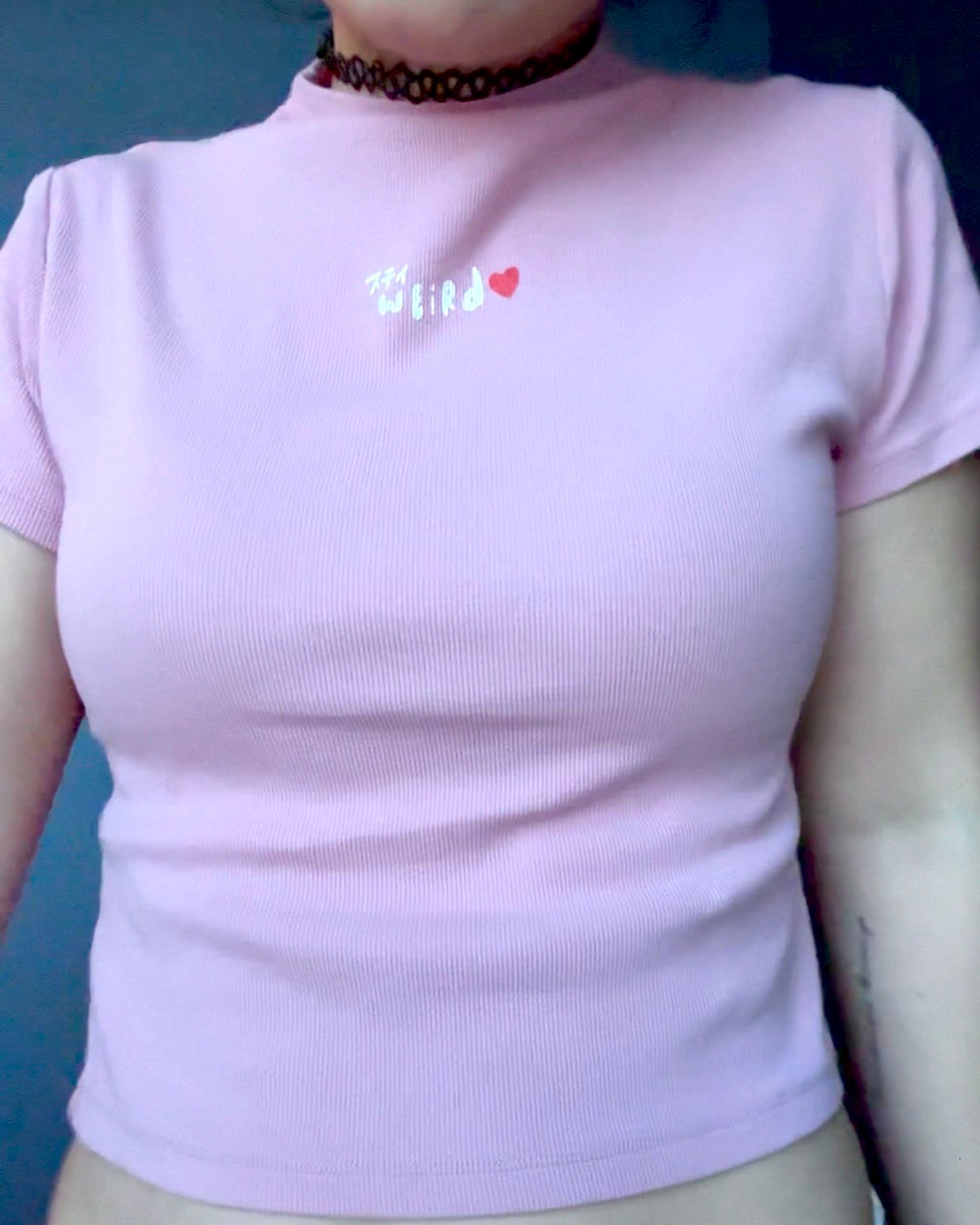 Stay Weird♡ Baby Tee