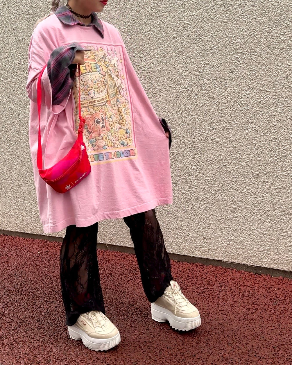 Cereal Chaos Oversized Tee
