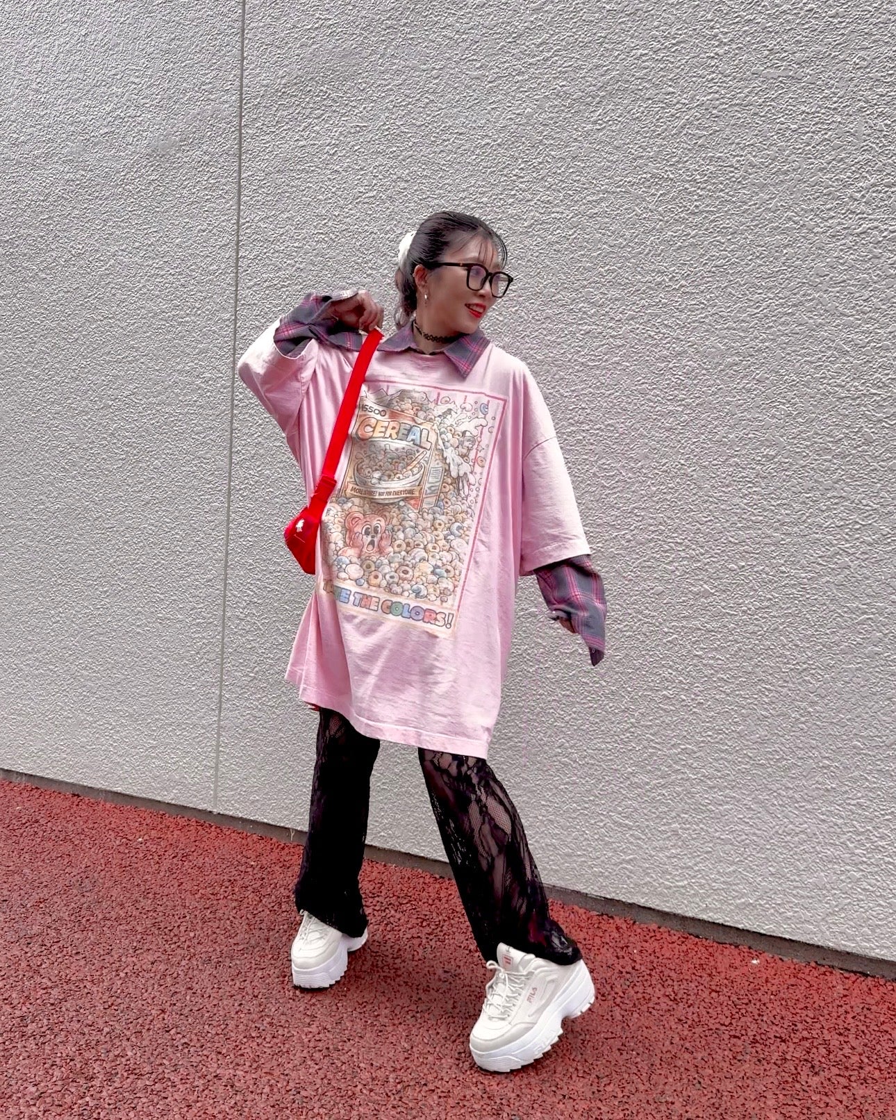 Cereal Chaos Oversized Tee