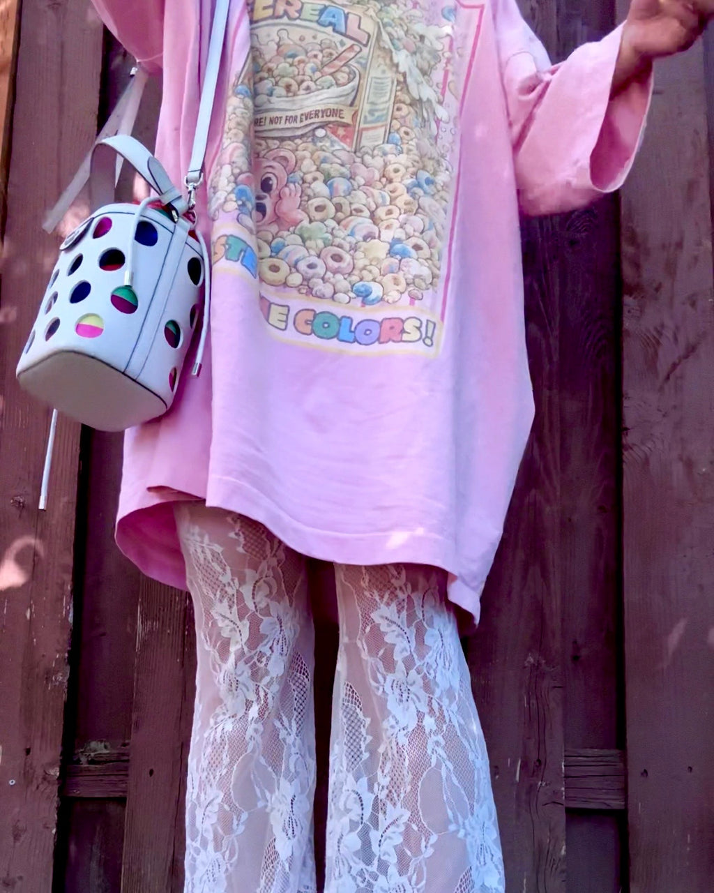 Cereal Chaos Oversized Tee