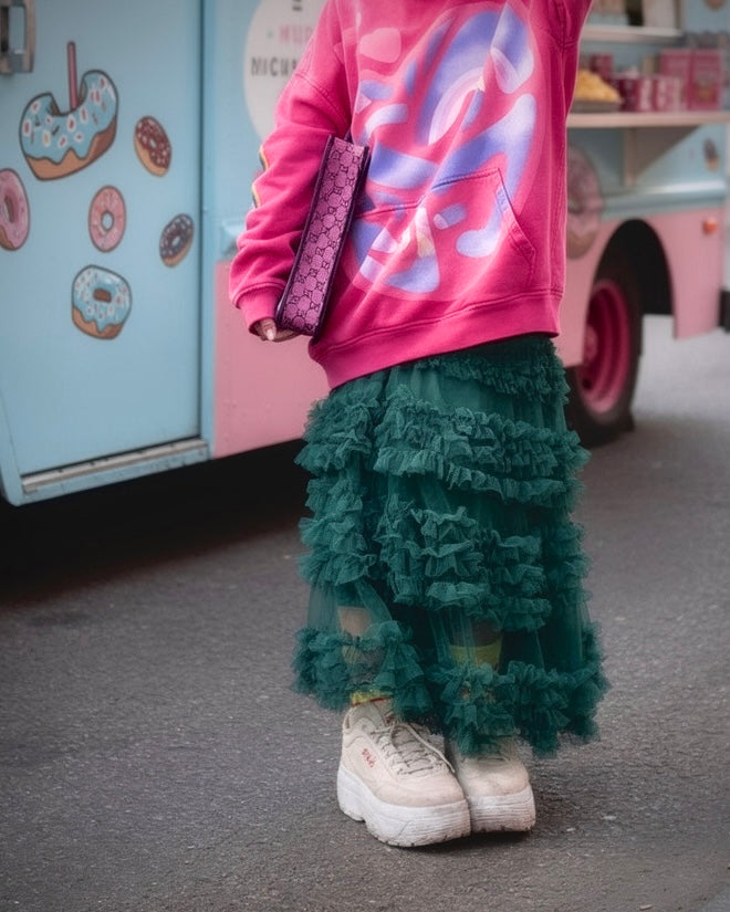 Cotton Candy Ruffle Skirt