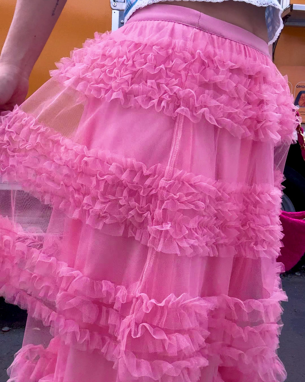 Cotton Candy Ruffle Skirt